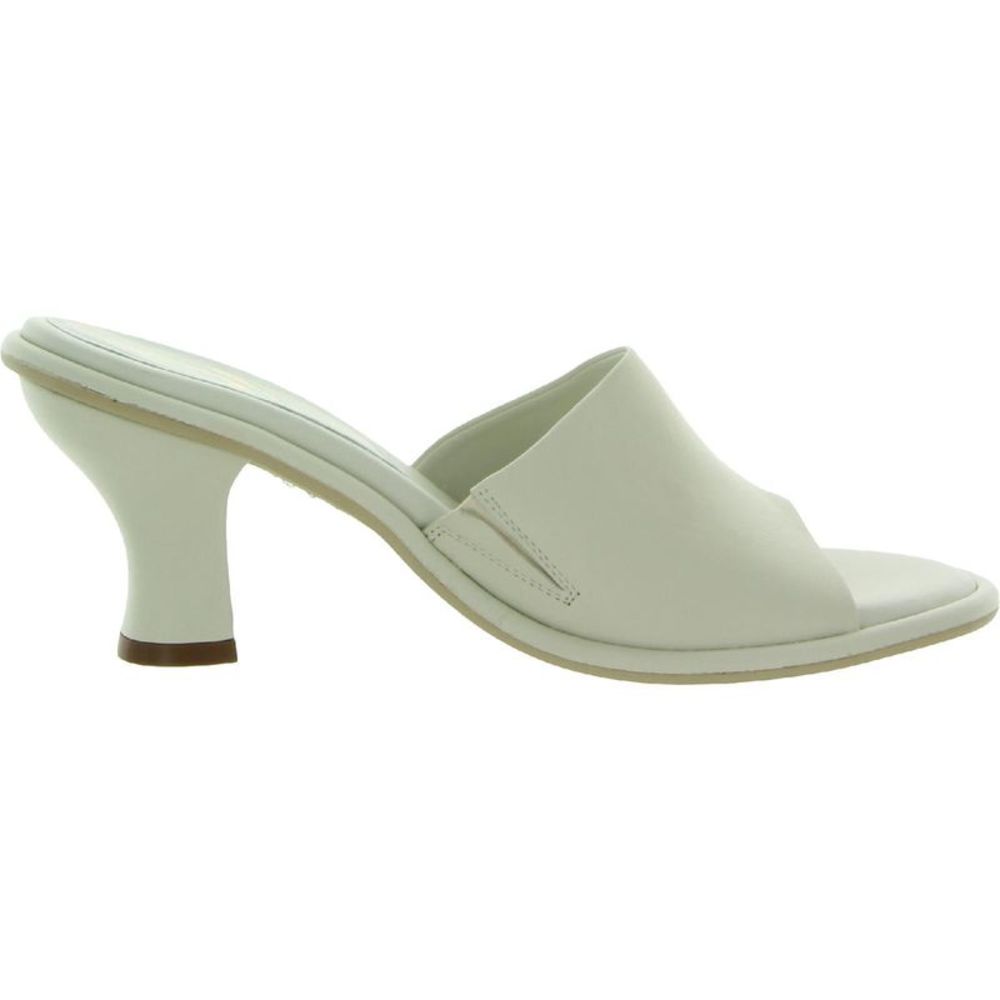 NWT Sam Edelman Womens Aida White Leather Kitten Heel Mule Sandals Shoes. - Picture 2 of 3